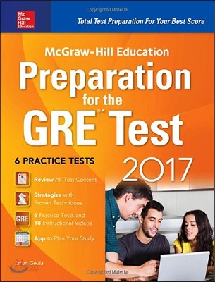 McGraw-Hill Education Preparation for the GRE Test 2017