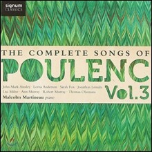 Lisa Milne / Malcolm Martineau 풀랑크: 가곡 전곡 3집 (The Complete Songs of Poulenc Vol.3)