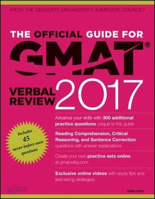 The Official Guide for GMAT Verbal Review 2017