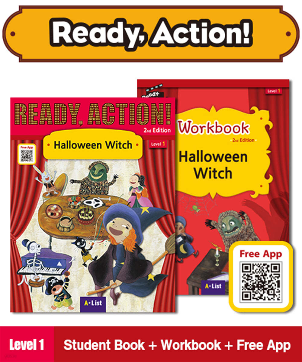 Ready Action Level 1: Halloween Witch (SB+WB)