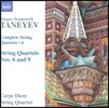 Carpe Diem String Quartet 세르게이 타네예프: 현악 사중주 전곡 4집 - 6번, 9번 (Sergei Taneyev: Complete String Quartets 4 - No.9, No.6 Op.19)