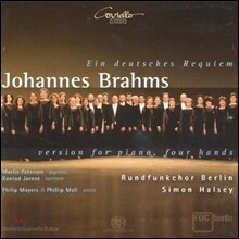 Simon Halsey 브람스: 독일 레퀴엠 - 네 손 피아노 반주 (Brahms: Ein Deutsches Requiem For Hands Piano Version)