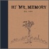 하이 미스터 메모리 (Hi, Mr.Memory) 1집 - 안녕, 기억씨