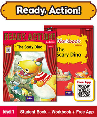 Ready Action Level 1 : The Scary Dino (SB+WB)