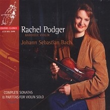Rachel Podger 바흐: 무반주 바이올린 파르티타와 소나타 (Bach: Sonatas & Partitas for solo violin, BWV1001-1006) 레이첼 포저