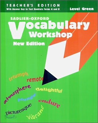 Vocabulary Workshop Level Green : Teacher&#39;s Edition (New Edition)