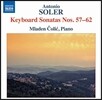 Mladen Colic 안토니오 솔레르: 건반 소나타 57-62번 (Antonio Soler: Keyboard Sonatas, Nos. 57-62) 믈라덴 촐리치