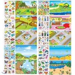 고무자석 그림놀이 10종 중 택1 /사물인식/교육완구