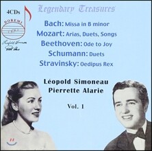 레오폴트 시모노 &amp; 피레트 알라리의 예술 1집 (Leopold Simoneau &amp; Pierrette Alarie Lengendary Treasures)