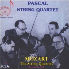 Pascal String Quartet 모차르트: 현악 사중주 - 파스칼 사중주단 1952년 녹음 (Mozart: The String Quartets)