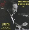 Menahem Pressler 매너햄 프레슬러 2집 - 쇼팽: 피아노 협주곡, 폴로네즈, 마주르카 (Chopin: Piano Concertos, Polonaises, Mazurkas)