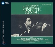 지네트 느뵈 EMI 녹음 전집 (The Complete Recorded Legacy of Ginette Neveu)