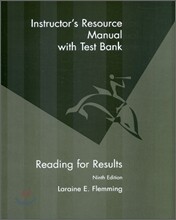 Reading for Results 9/E : Instructor's Manual