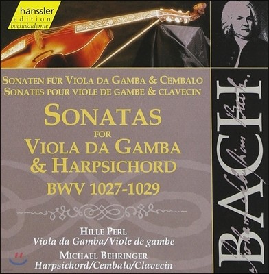 Hille Perl 바흐: 비올라 다 감바와 하프시코드를 위한 소나타 (Bach: Sonatas for Viola da Gamba & Harpsichord BWV1027-1029)