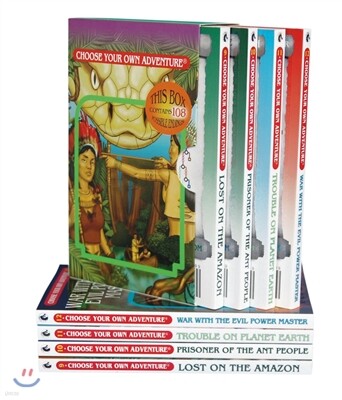 Choose Your Own Adventure 4-Book Boxed Set #3 (Lost on the Amazon, Prisoner of the Ant People, Trouble on Planet Earth, War with the Evil Power Master