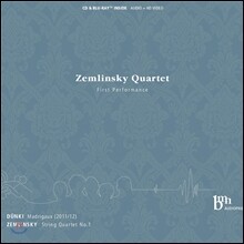 Zemlinsky Quartet 장-자크 뒨키: '마드리갈' / 쳄린스키: 현악 사중주 1번 (Dunki: 'Madrigaux' / Zemlinsky: String Quartet No.1 Op.4)