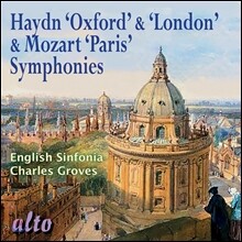 Charles Groves 하이든: 교향곡 92번 '옥스포드', 104번 '런던' / 모차르트: 교향곡 31번 '파리' (Haydn / Mozart: Symphonies 'Oxford', 'London', 'Paris')