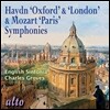 Charles Groves 하이든: 교향곡 92번 '옥스포드', 104번 '런던' / 모차르트: 교향곡 31번 '파리' (Haydn / Mozart: Symphonies 'Oxford', 'London', 'Paris')