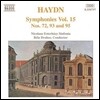 Bela Drahos 하이든: 교향곡 15집 - 72, 93, 95번 (Haydn: Symphonies, Vol.15)