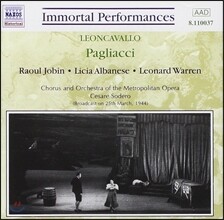 Raoul Jobin / Licia Albanese 레온카발로: 팔리아치 (Leoncavallo: Pagliacci)