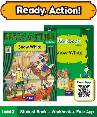 (NEW-2023) Pack - Ready Action Level 3 : Snow White (SB+WB+Free App)