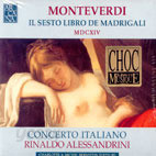 Rinaldo Alessandrini / Monteverdi : Il Sesto Libro De Madrigali (Digipack/수입/A321)