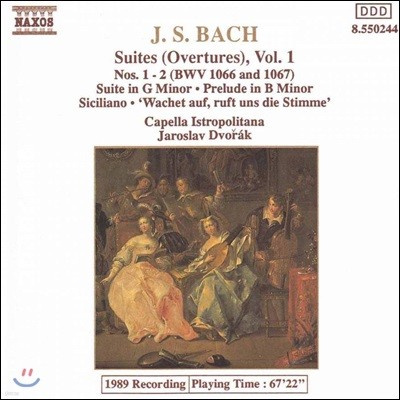 Jaroslav Dvorak 바흐: 모음곡 [서곡] 1집 (Bach: Suites [Overtures] Vol.1 - BWV1066, 1067, Prelude in B minor, Siciliano)