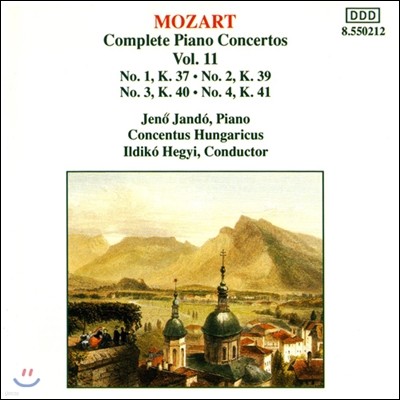 Jeno Jando 모차르트: 피아노 협주곡 전곡 11집 - 1-4번 (Mozart: Complete Piano Concertos Vol.11 - K.37, 39, 40, 41) 예뇌 얀도