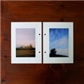[우즈앤뷰즈] 리필 4x6 액자형 바인더 2공 양면 화이트