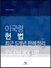 이국령 헌법 최근 5개년 판례정리