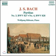 Wolfgang Rubsam 바흐: 파르티타 3번, 4번 (Bach: Partitas BWV827, 828)