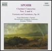 Johannes Wildner 슈포어: 클라리넷 협주곡 2번, 4번, 환상곡과 변주곡 (Louis Spohr: Clarinet Concertos, Fantasia and Variations Op.81)