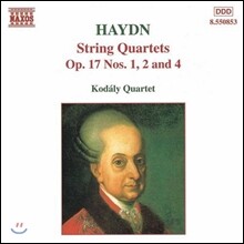 Kodaly Quartet 하이든: 현악 사중주 17번, 18번, 19번 (Haydn: String Quartets Op.17 Nos.1, 2, 4)