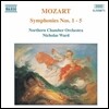Nicholas Ward 모차르트: 교향곡 1-5번 (Mozart: Symphonies Nos. 1-5)