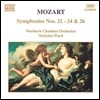 Nicholas Ward 모차르트: 교향곡 21-24번, 26번 (Mozart: Symphonies Nos. 21-24 & 26)