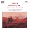 John Georgiadis 칼 마리아 폰 베버: 교향곡 1번, 2번, 투란도트, 실바나 (Carl Maria von Weber: Symphonies, Turandot, Silvana, Die Drei Pintos)