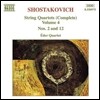 Eder Quartet 쇼스타코비치: 현악 사중주 전곡 4집 - 2, 12번 (Shostakovich: Complete String Quartets Vol.4 - Op.68, Op.133)