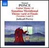 Judicael Perroy 마누엘 폰세: 기타 음악 4집 - 남유럽 소나티나 (Manuel Ponce: Guitar Music 4 - Sonatina Meridional, Theme Varie et Finale)