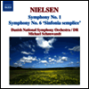 닐센 : 교향곡 1번, 6번 'Sinfonia Semplice' (Carl Nielsen : Symphonies No.1 & 6)(CD) - Michael Schonwandt