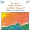 Brett Kelly 파야: 스페인 민요 모음곡, 프시케, 하프시코드 협주곡 (De Falla: Popular Spanish Suite, Psyche, Harpsichord Concerto)