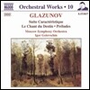 Igor Golovschin 글라주노프: 관현악 작품 10집 - 특징적인 모음곡, 운명의 노래, 전주곡 (Glazunov: Orchestral Works Vol.10 - Suite Caracteristique, Le Chant du Destin, Preludes)