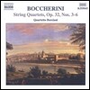 Quartetto Borciani 보케리니: 현악 사중주 Op.32 3-6번 (Luigi Boccherini: String Quartets)