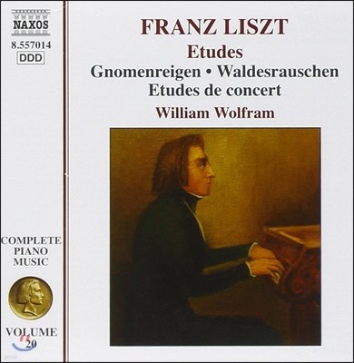 William Wolfram 리스트: 연습곡 (Franz Liszt: Etudes)