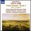Adrian Butterfield 장-마리 르클레르: 바이올린 소나타 2권 1-5번, 8번 (Jean-Marie Leclair: Violin Sonatas Book 2 Nos.1-5 & 8)