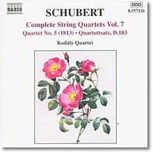 Kodaly Quartet 슈베르트: 현악 사중주 7집 - 5번, 삼중주, 서곡 (Schubert: String Quartet Vol.7) 코다이 사중주단