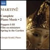 Giorgio Koukl 마르티누 : 피아노 작품집 2집 (Complete Piano Music Volume 2)