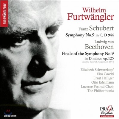 Wilhelm Furtwangler 베토벤: 교향곡 9번 `합창` 4악장 / 슈베르트: 9번 `더 그레이트` - 빌헬름 푸르트뱅글러 (Schubert: Symphony D944 'The Great')