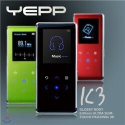 삼성 YEPP 초슬림MP3 YP-K3Q 2GB/터치패드/이미지뷰어/초슬림