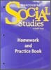 Harcourt Social Studies Grade 1 A Childs View : Homework and Practice Book