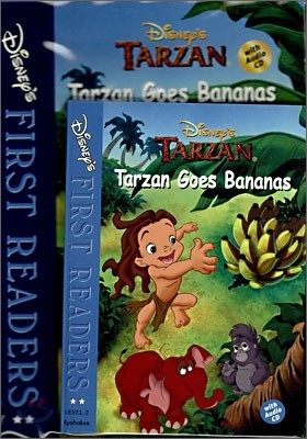 Disney&#39;s First Readers Level 2 : Tarzan Goes Bananas - TARZAN (Storybook+Workbook Set)